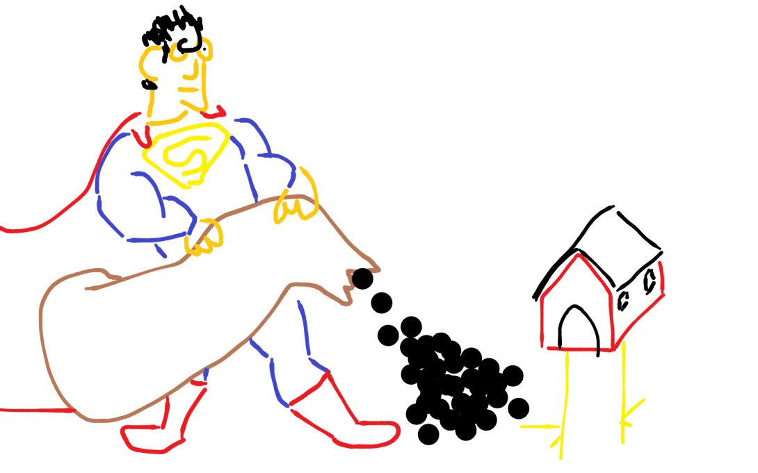 A la casa de baba yaga Superman le ha traído carbón