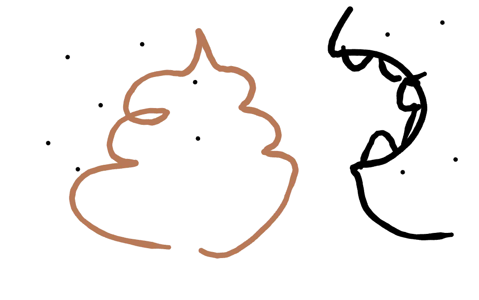 Comiendo una buena mierda