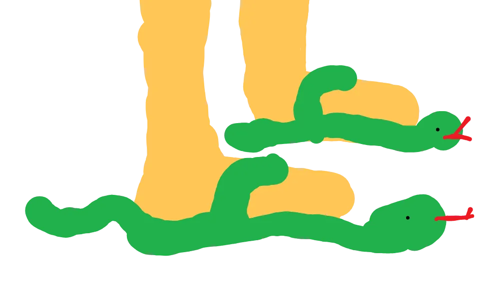 Chanclas serpiente