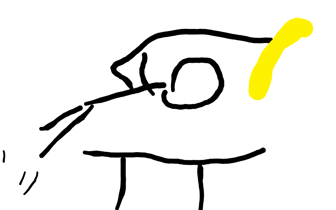 Salta sobre la mesa para coger comida